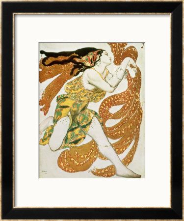 Costume Design For A Bacchante In Narcisse By Tcherepnin, 1911 by Leon Bakst Pricing Limited Edition Print image