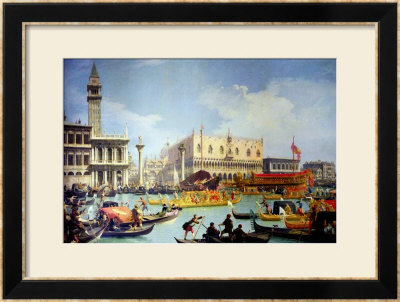 The Betrothal Of The Venetian Doge To The Adriatic Sea, Circa 1739-30 by Canaletto Pricing Limited Edition Print image
