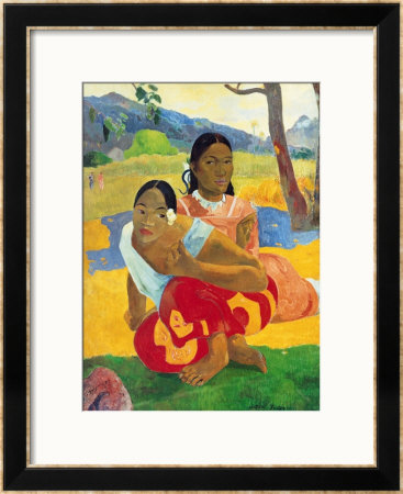 Nafea Faaipoipo (When Are You Getting Married?), 1892 by Paul Gauguin Pricing Limited Edition Print image