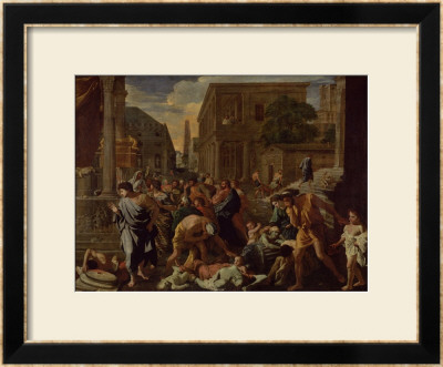 The Plague Of Ashdod, Or The Philistines Struck By The Plague, 1630-31 by Nicolas Poussin Pricing Limited Edition Print image