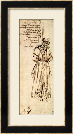 Study Of A Hanged Man: Bernardo Baroncelli, Assassin Of Giuliano De Medici, 1479 by Leonardo Da Vinci Pricing Limited Edition Print image