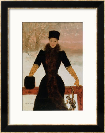 Allegory Of Winter, Circa 1900 by Jan Van Beers Pricing Limited Edition Print image