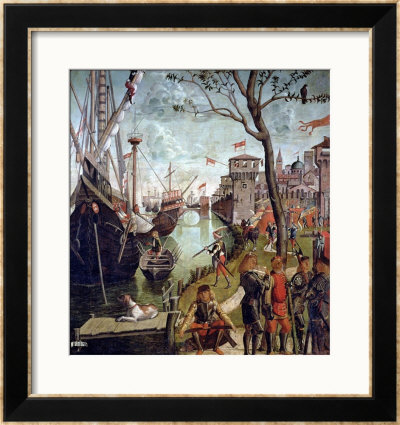 Arrival Of St.Ursula During The Siege Of Cologne, From The St. Ursula Cycle, 1498 by Vittore Carpaccio Pricing Limited Edition Print image