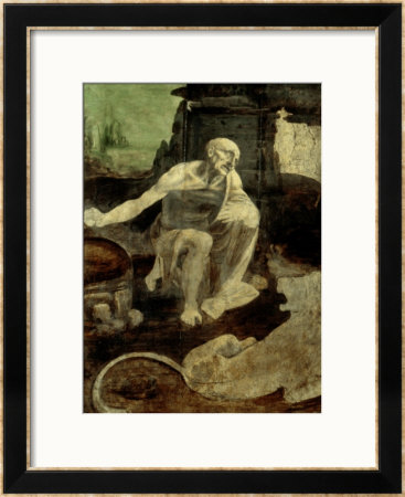 St. Jerome, Circa 1480 by Leonardo Da Vinci Pricing Limited Edition Print image