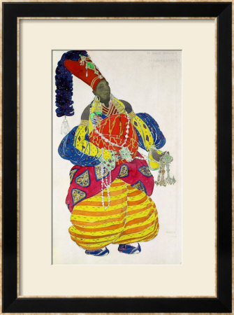 The Great Eunuch, Costume Design For Diaghilev's Production Of The Ballet Scheherazade, 1910 by Leon Bakst Pricing Limited Edition Print image