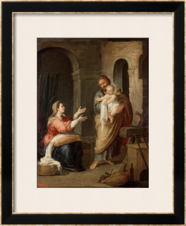 The Holy Family, Circa 1660-70 by Bartolome Esteban Murillo Pricing Limited Edition Print image