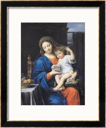 The Virgin Of The Grapes, 1640-50 by Pierre Mignard Pricing Limited Edition Print image