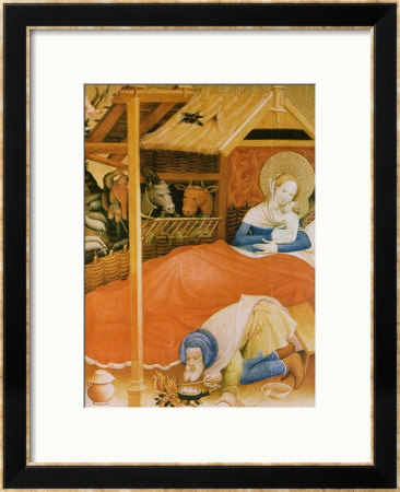 The Birth Of Christ, 1404 by Conrad Von Soest Pricing Limited Edition Print image