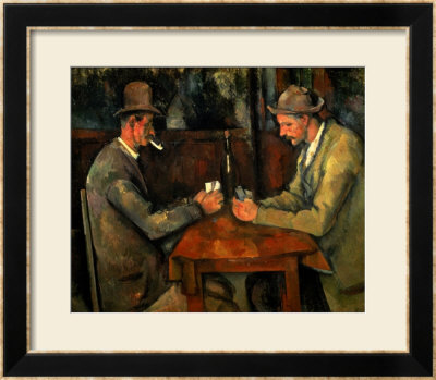 The Card Players, 1890-95 by Paul Cézanne Pricing Limited Edition Print image