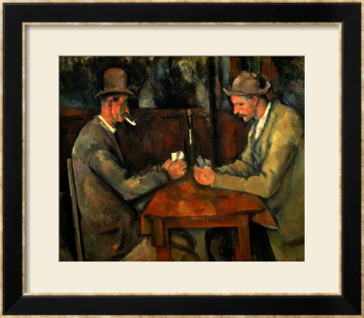 The Card Players, 1890-95 by Paul Cezanne Pricing Limited Edition Print image