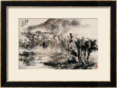 Sunset By Autumn Woods by Hsuehjang Wu Pricing Limited Edition Print image