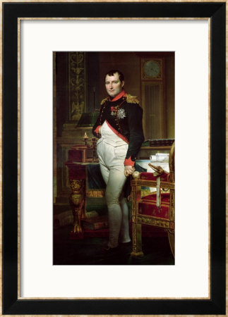 Napoleon Bonaparte (1769-1821) In His Study At The Tuileries, 1812 by Jacques-Louis David Pricing Limited Edition Print image