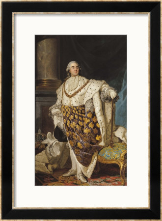 Louis Xvi In Coronation Robes, After 1774 by Joseph Siffred Duplessis Pricing Limited Edition Print image