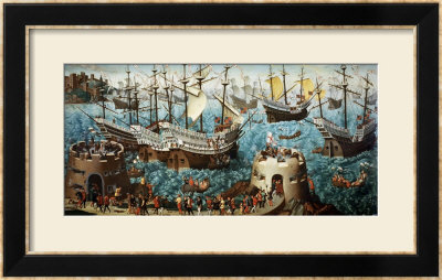 Embarkation Of Henry Viii (1491-1547) On Board The Henry Grace A Dieu In 1520 by Friedrich Bouterwek Pricing Limited Edition Print image
