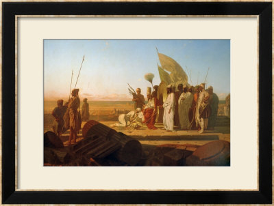 Xerxes At The Hellespont by Jean Adrien Guignet Pricing Limited Edition Print image