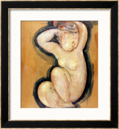 Caryatid, Circa 1913-14 by Amedeo Modigliani Pricing Limited Edition Print image