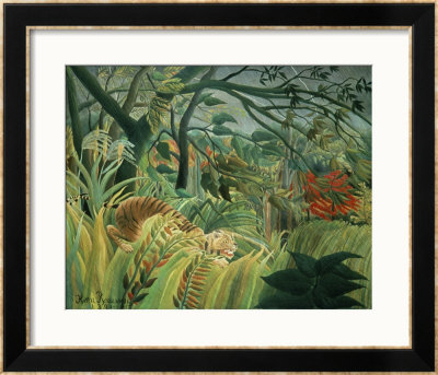 Tropical Storm With Tiger, Surprise by Henri Rousseau Pricing Limited Edition Print image