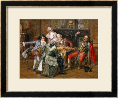 A Good Story by Albert Joseph Franke Pricing Limited Edition Print image