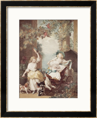 Princesses Mary, Sophia And Amelia, Daughters Of George Iii by John Singleton Copley Pricing Limited Edition Print image