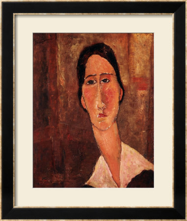 A Portrait Of Jeanne Hebuterne by Amedeo Modigliani Pricing Limited Edition Print image