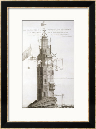 Edystone Lighthouse by Henry Winstanley Pricing Limited Edition Print image