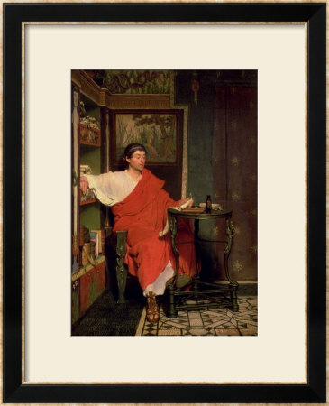A Roman Scribe by Sir Lawrence Alma-Tadema Pricing Limited Edition Print image