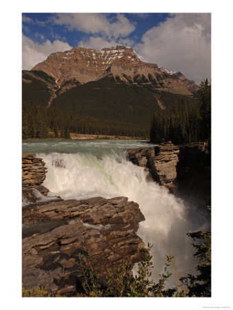 Athabasca Falls, Jasper National Park, Canada by Keith Levit Pricing Limited Edition Print image