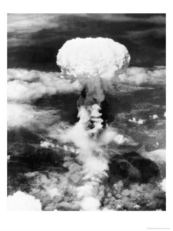 Mushroom Cloud Over Hiroshima, Wwii by Ewing Galloway Pricing Limited Edition Print image