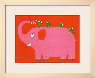 The Elephant And The Frog by Nathalie Choux Pricing Limited Edition Print image