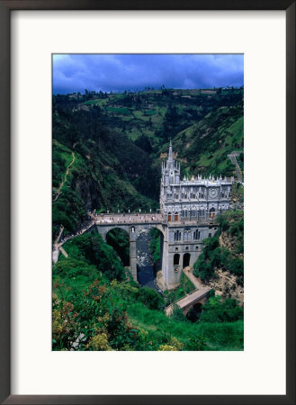 Santuario De Nuestra Senora De Las Lajas Church Built On Bridge Over The Guaitara River, Colombia by Krzysztof Dydynski Pricing Limited Edition Print image