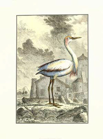 Antique Egret by J.E. Deseve Pricing Limited Edition Print image