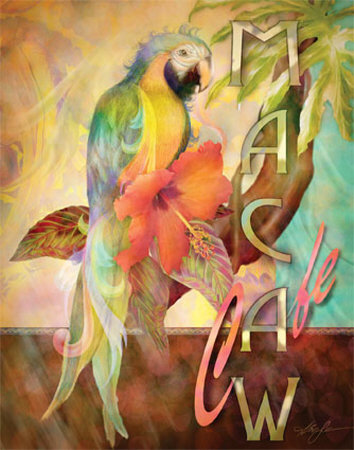 Macaw Cafe by Alma Lee Pricing Limited Edition Print image