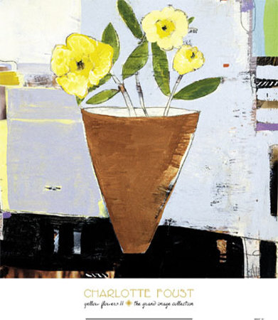 Yellow Flowers Ii by Charlotte Foust Pricing Limited Edition Print image