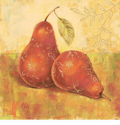 Paisley Pears Iii by Stefania Ferri Pricing Limited Edition Print image