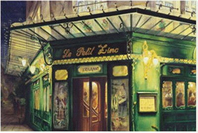 Evening Le Petit Zinc by Billie Coyne Pricing Limited Edition Print image
