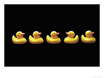 Row Of Ducks With One In Opposing Direction by Kathy Heister Pricing Limited Edition Print image