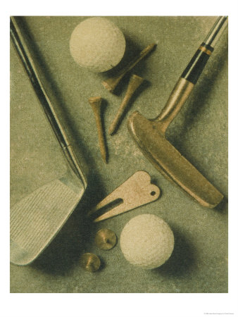 Golf Still Life by Carol Conway Pricing Limited Edition Print image