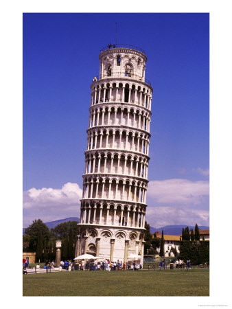 Leaning Tower Of Pisa, Italy by Bill Bachmann Pricing Limited Edition Print image