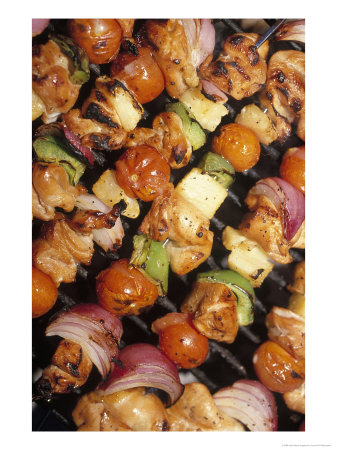 Chicken Kabobs by Amy And Chuck Wiley/Wales Pricing Limited Edition Print image