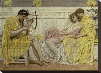 A Musician, C. 1867 by Albert Moore Pricing Limited Edition Print image
