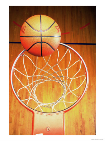 Basketball Going Into Hoop by Brian Drake Pricing Limited Edition Print image