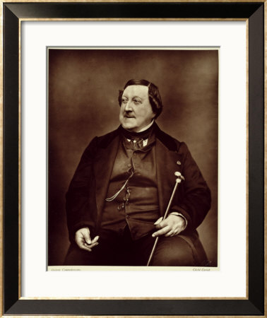 Gioacchino Rossini From Galerie Contemporaine, 1877 by Etienne Carjat Pricing Limited Edition Print image