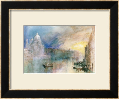 Venice: Grand Canal With Santa Maria Della Salute by William Turner Pricing Limited Edition Print image