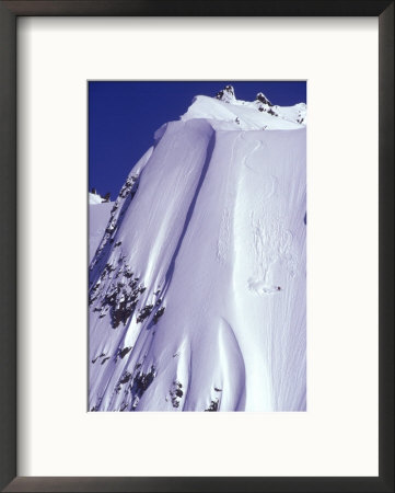Downhill Skier, Chugach Mts, Alaska by Flip Mccririck Pricing Limited Edition Print image