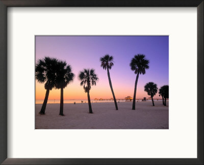 Clearwater, Florida, Sunrise Illuminates Pier 60 by John Coletti Pricing Limited Edition Print image