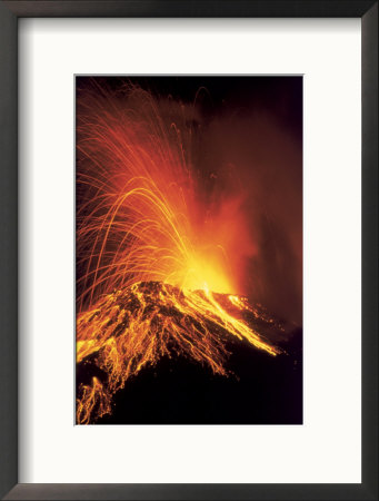 Volcanic Eruption, Arenal Volcano, Costa Rica by Frank Siteman Pricing Limited Edition Print image