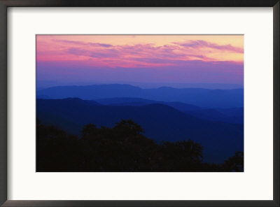 Twilight From Blue Ridge Pkwy, Va by Robert Finken Pricing Limited Edition Print image