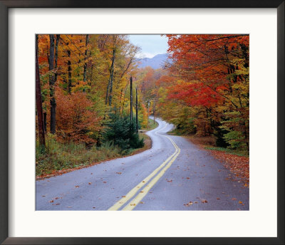 Hollywood Rd At Route 28, Adirondack Mountains, Ny by Jim Schwabel Pricing Limited Edition Print image