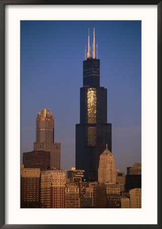 Sears Tower At Sunrise by Bruce Leighty Pricing Limited Edition Print image