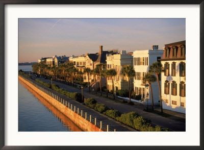 Historic Houses On Harbor, Charleston, Sc by Ron Rocz Pricing Limited Edition Print image